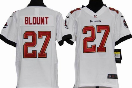 Nike White youths Tampa Bay Buccaneers 27 LeGarrette Blount Game Jersey